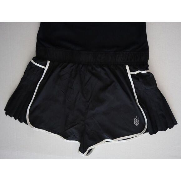 FP Movement OB2013308 Women's Sz S Black/White Easy Tiger Shortsie Romper - Picture 7 of 9